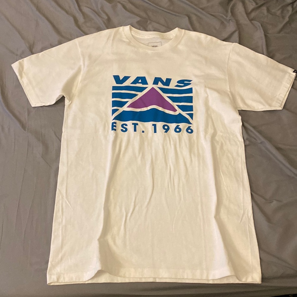 White Medium Vans Tee Est. 1966